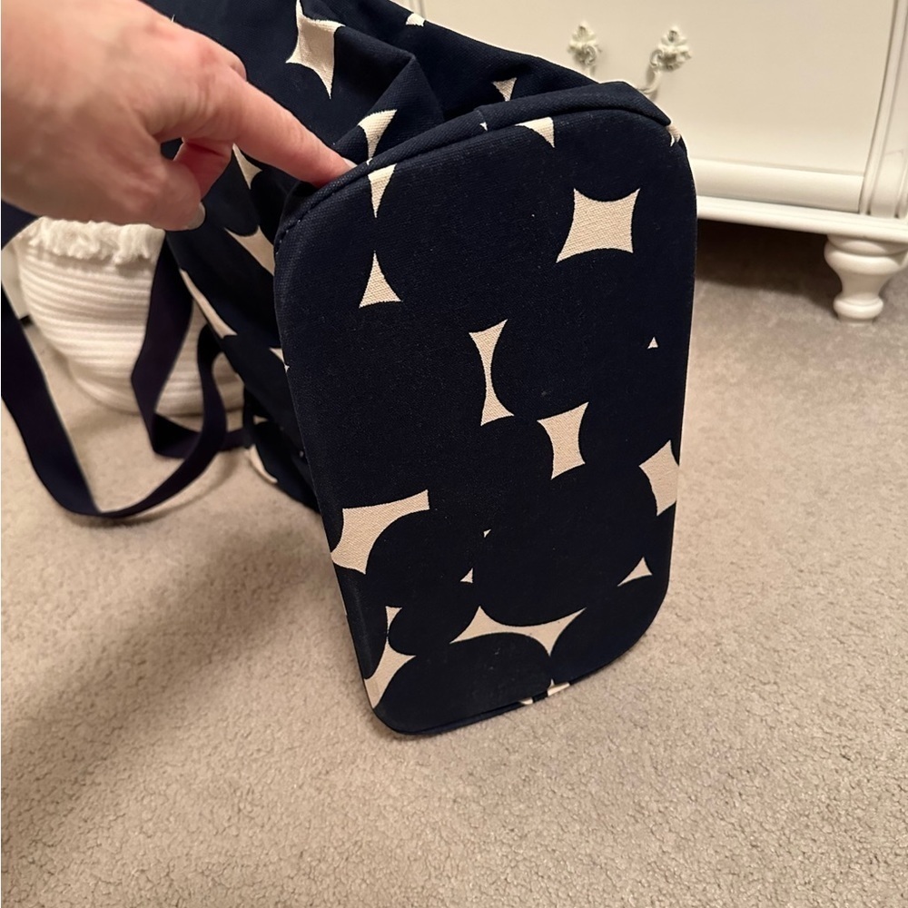 COPY - NAVY Polka Dot Mixed Bags Tote - Picture 6 of 7